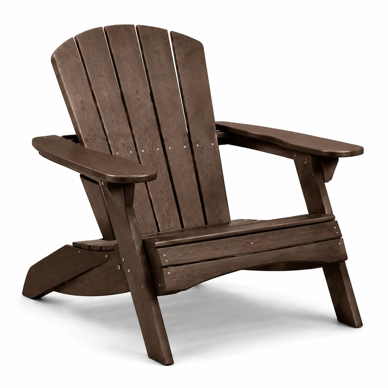 Sedia Adirondack in legno composito marrone